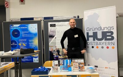 GründungsHUB Ostbayern beim Infotag zum Wintersemester an der OTH Regensburg