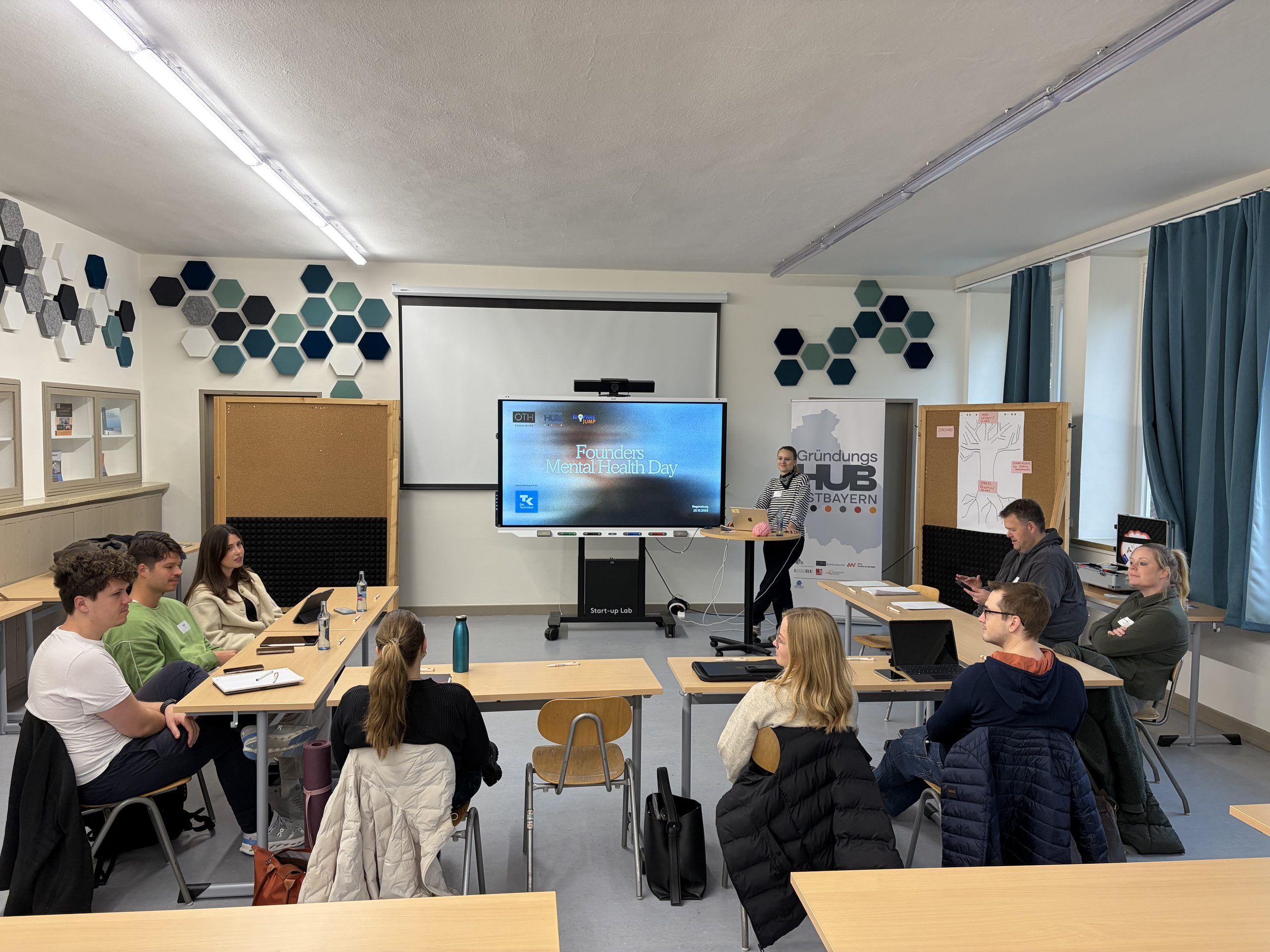 1. Mental Health Day des GründungsHUB Ostbayern an der OTH Regensburg